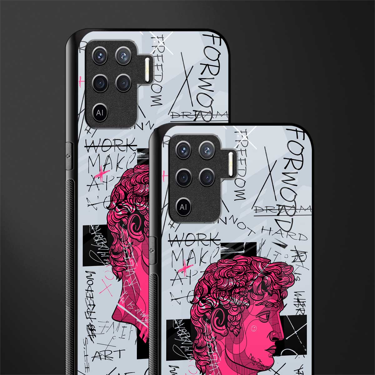 lost in reality david glass case for oppo f19 pro image-2