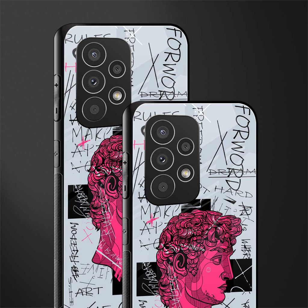 lost in reality david back phone cover | glass case for samsung galaxy a23