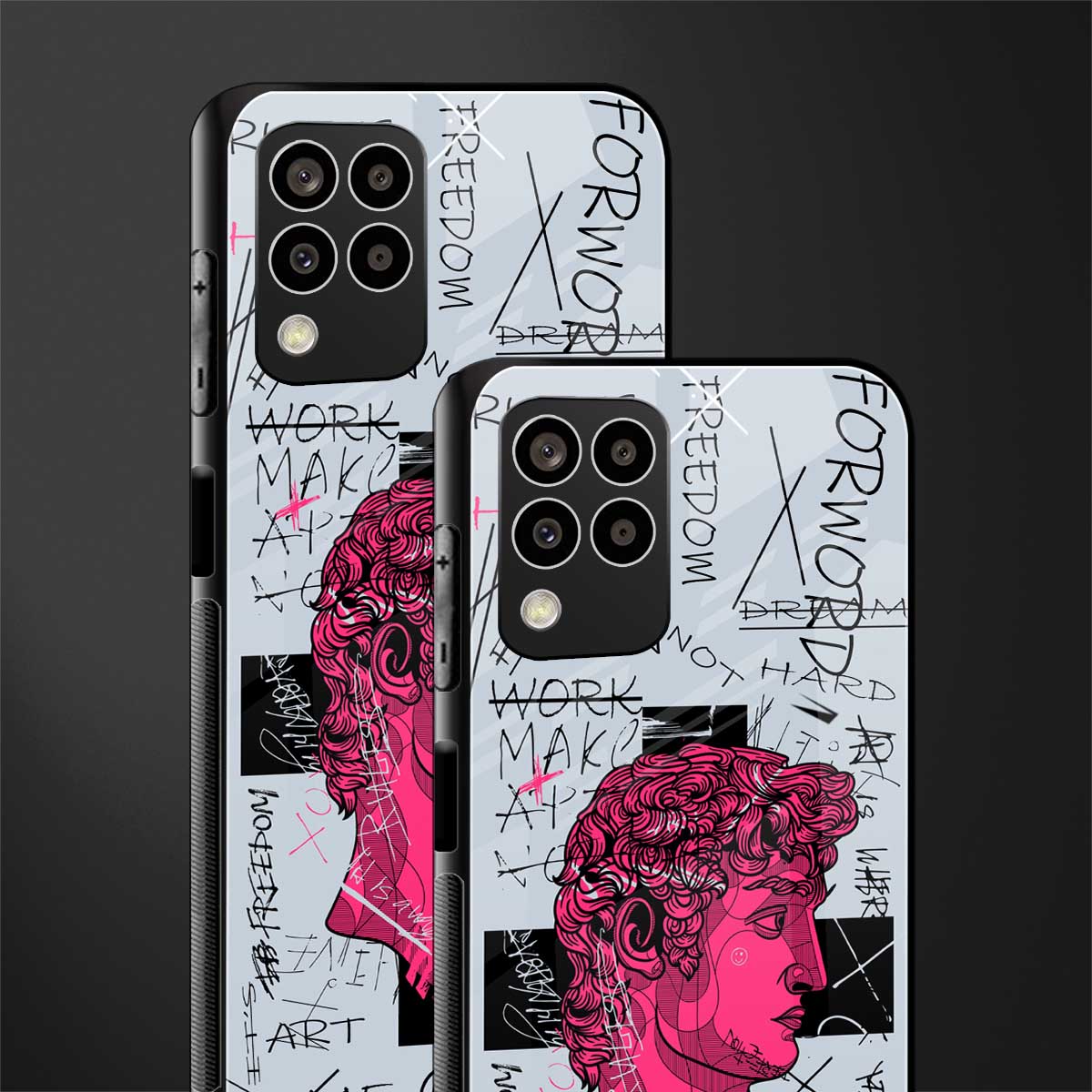 lost in reality david back phone cover | glass case for samsung galaxy m33 5g