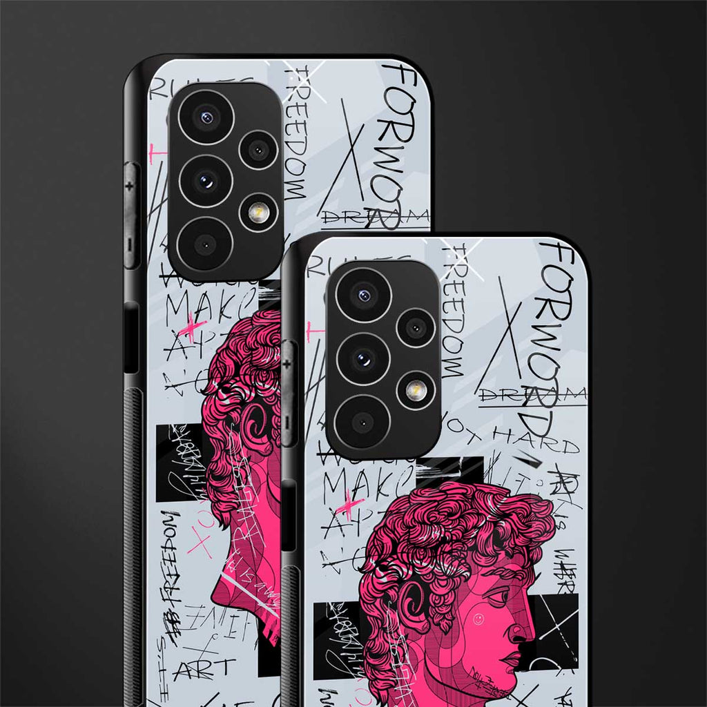 lost in reality david back phone cover | glass case for samsung galaxy a13 4g