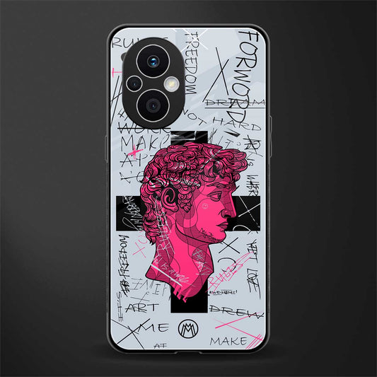 lost in reality david back phone cover | glass case for oppo f21 pro 5g