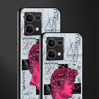 lost in reality david back phone cover | glass case for oppo f21 pro 4g
