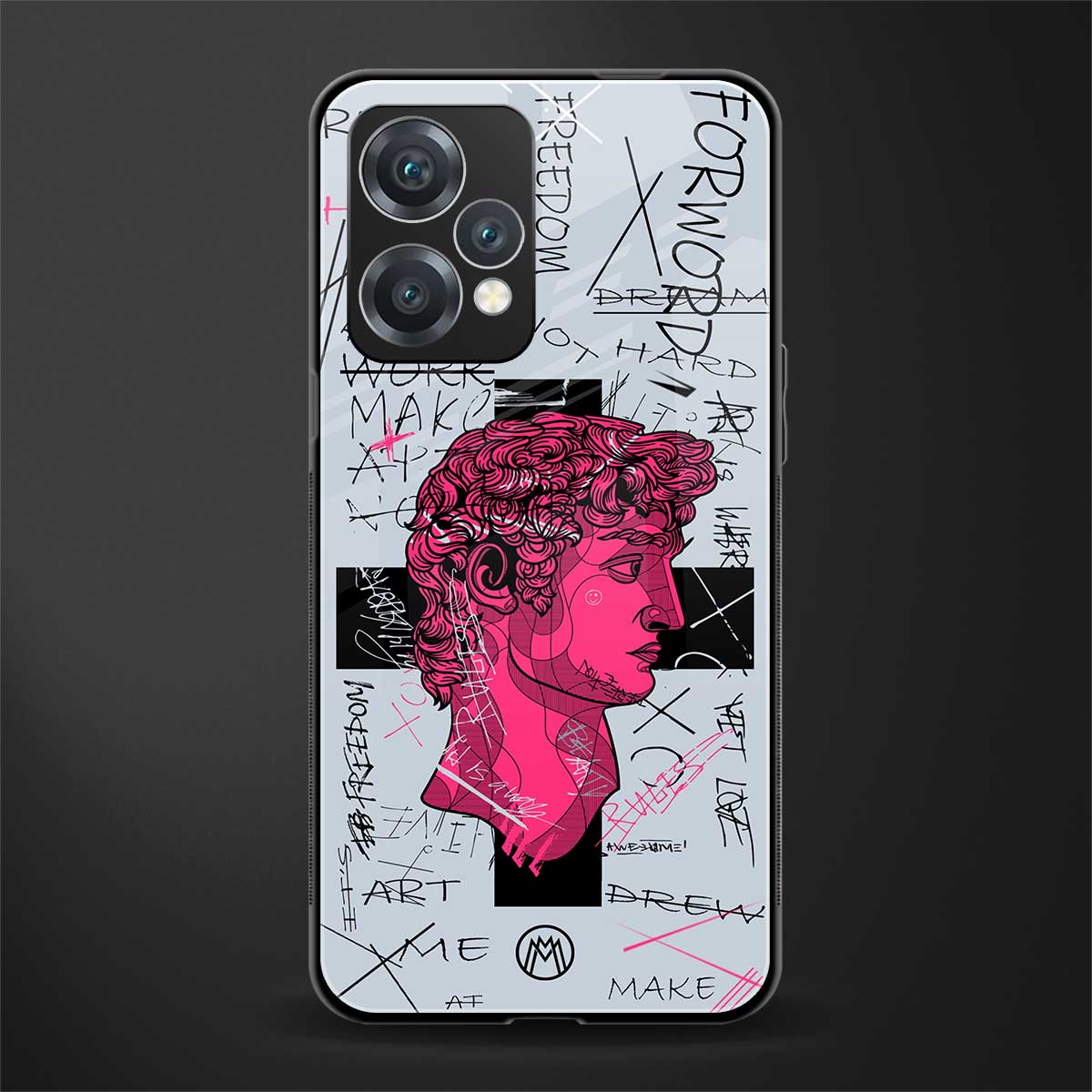 lost in reality david back phone cover | glass case for oneplus nord ce 2 lite 5g