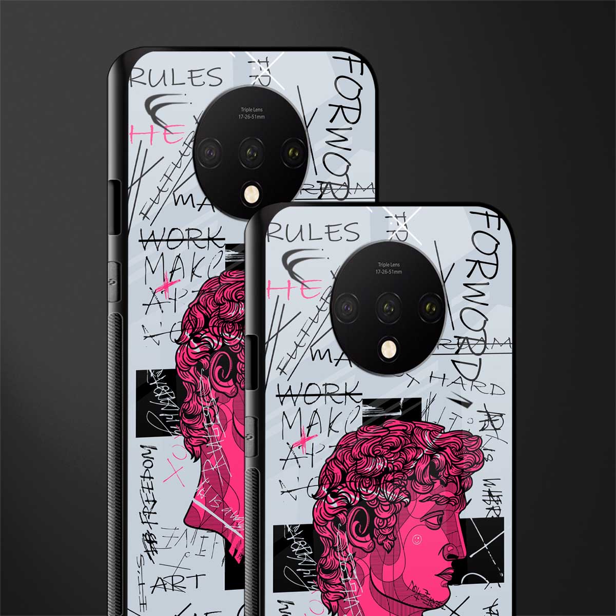 lost in reality david glass case for oneplus 7t image-2