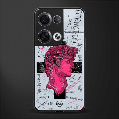 lost in reality david back phone cover | glass case for oppo reno 8 pro