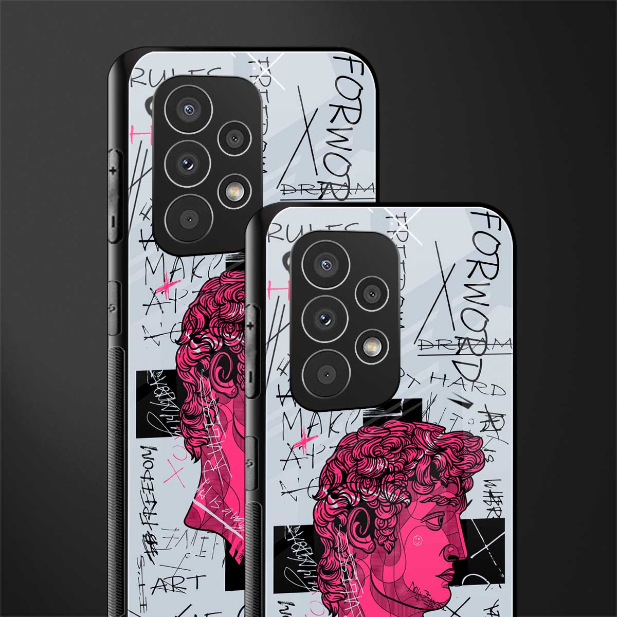 lost in reality david back phone cover | glass case for samsung galaxy a33 5g