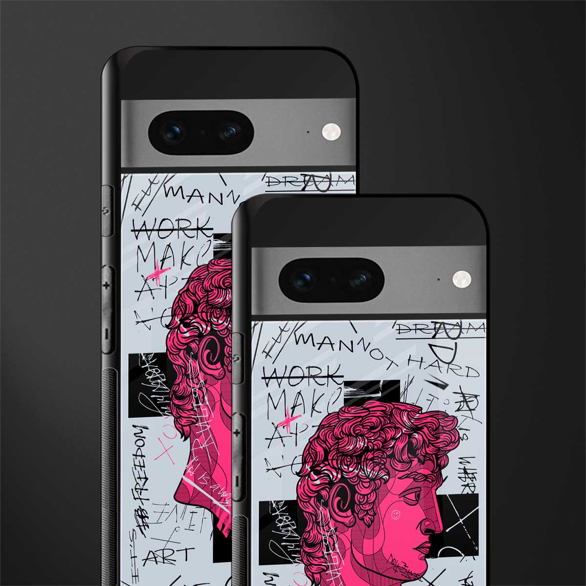 lost in reality david back phone cover | glass case for google pixel 7