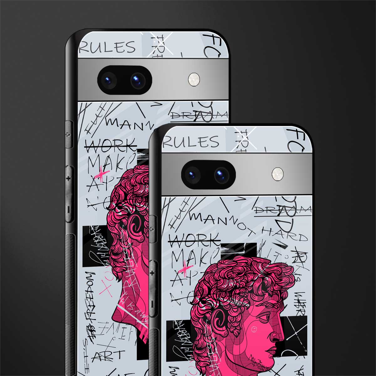 lost in reality david back phone cover | glass case for Google Pixel 7A