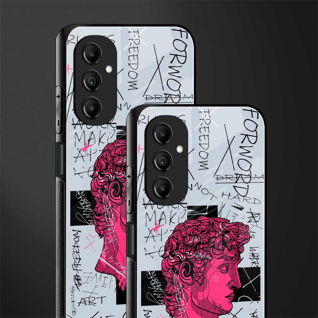 lost in reality david back phone cover | glass case for samsung galaxy a14 5g