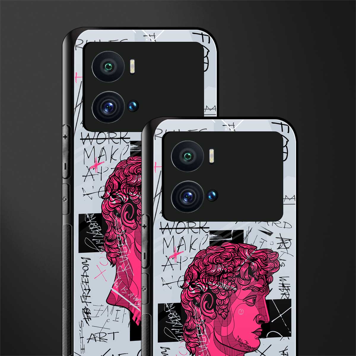 lost in reality david back phone cover | glass case for iQOO 9 Pro
