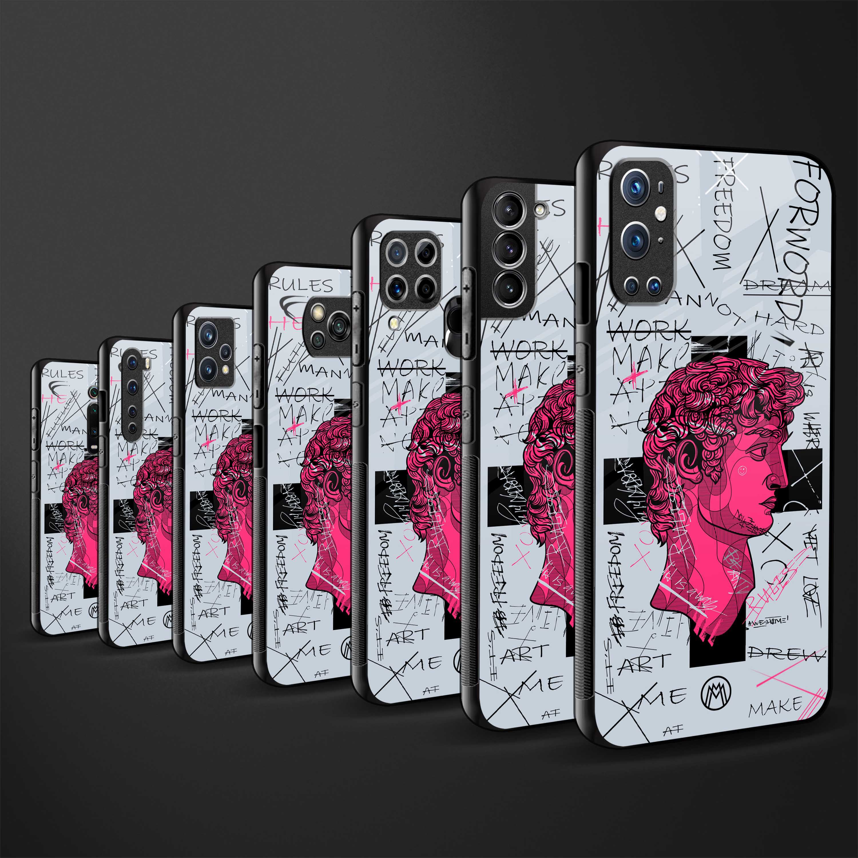 lost in reality david back phone cover | glass case for vivo y72