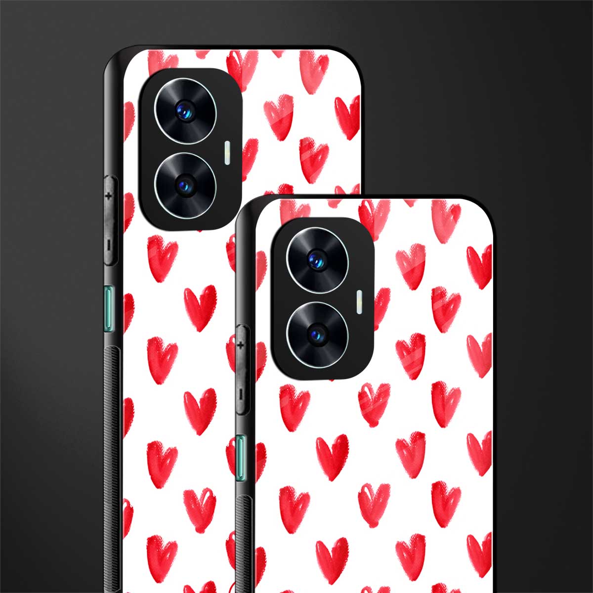 love is love back phone cover | glass case for realme c55