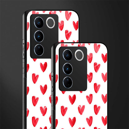 love is love back phone cover | glass case for vivo v27 pro 5g