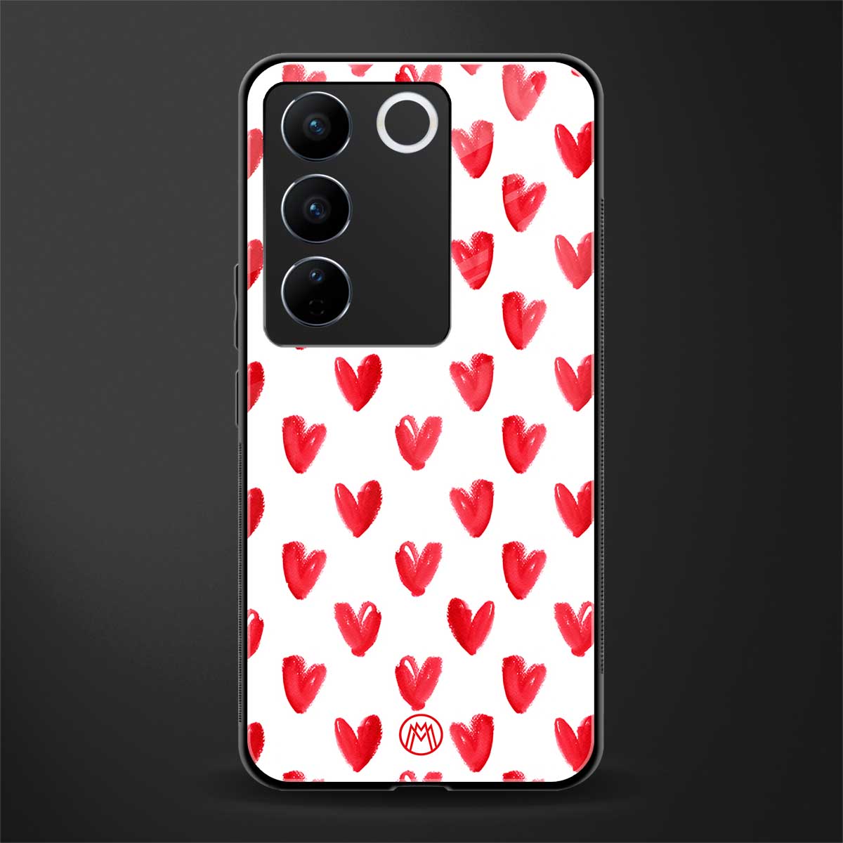 love is love back phone cover | glass case for vivo v27 pro 5g
