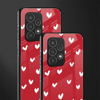 love is love red edition back phone cover | glass case for samsung galaxy a73 5g