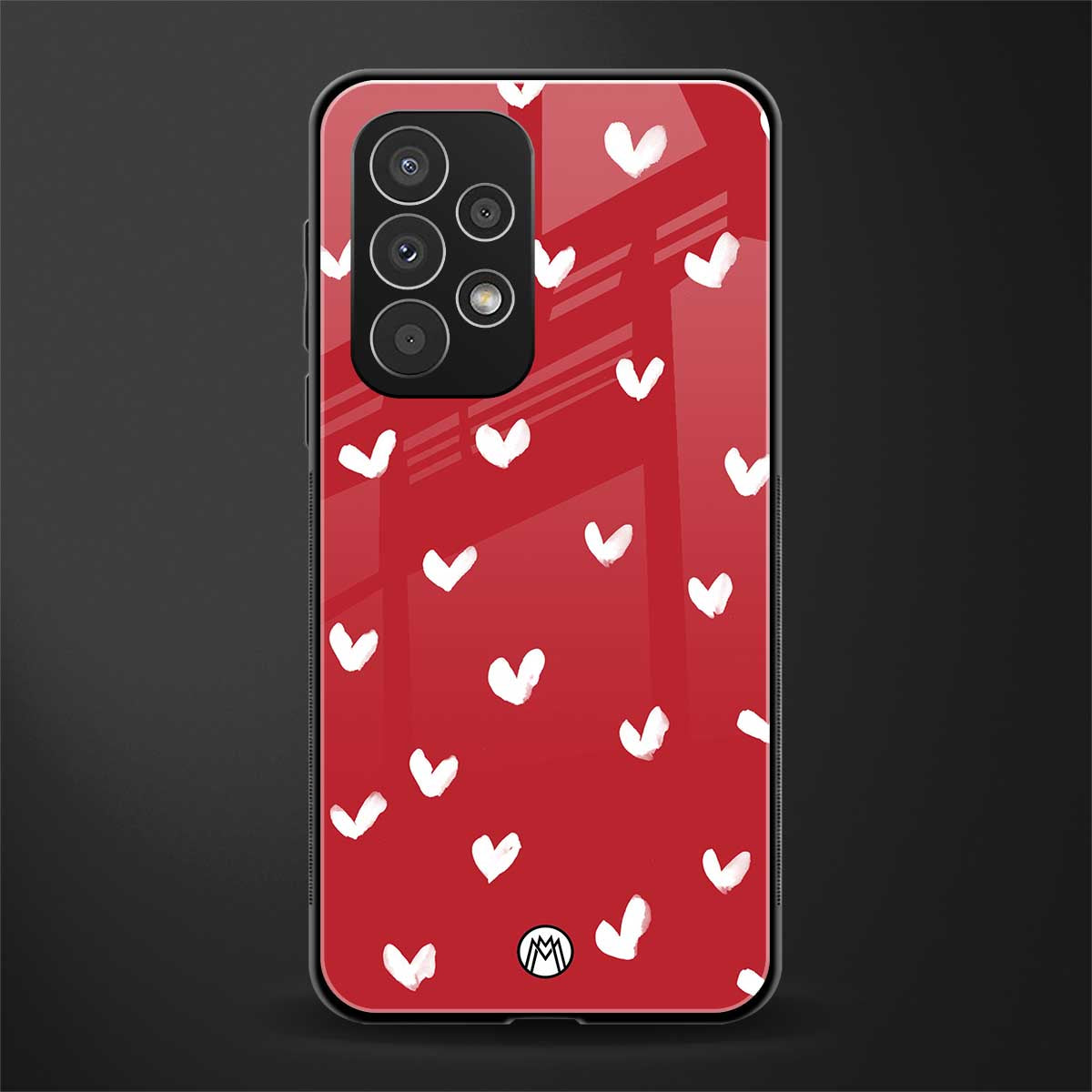 love is love red edition back phone cover | glass case for samsung galaxy a73 5g