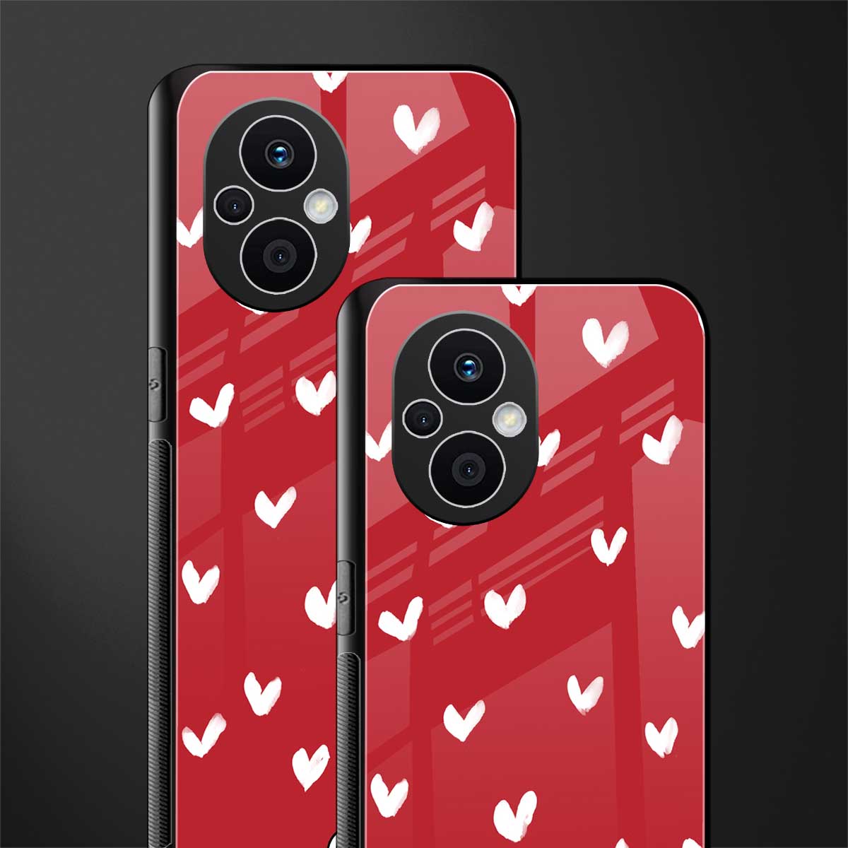 love is love red edition back phone cover | glass case for oppo f21 pro 5g