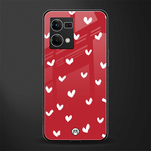 love is love red edition back phone cover | glass case for oppo f21 pro 4g