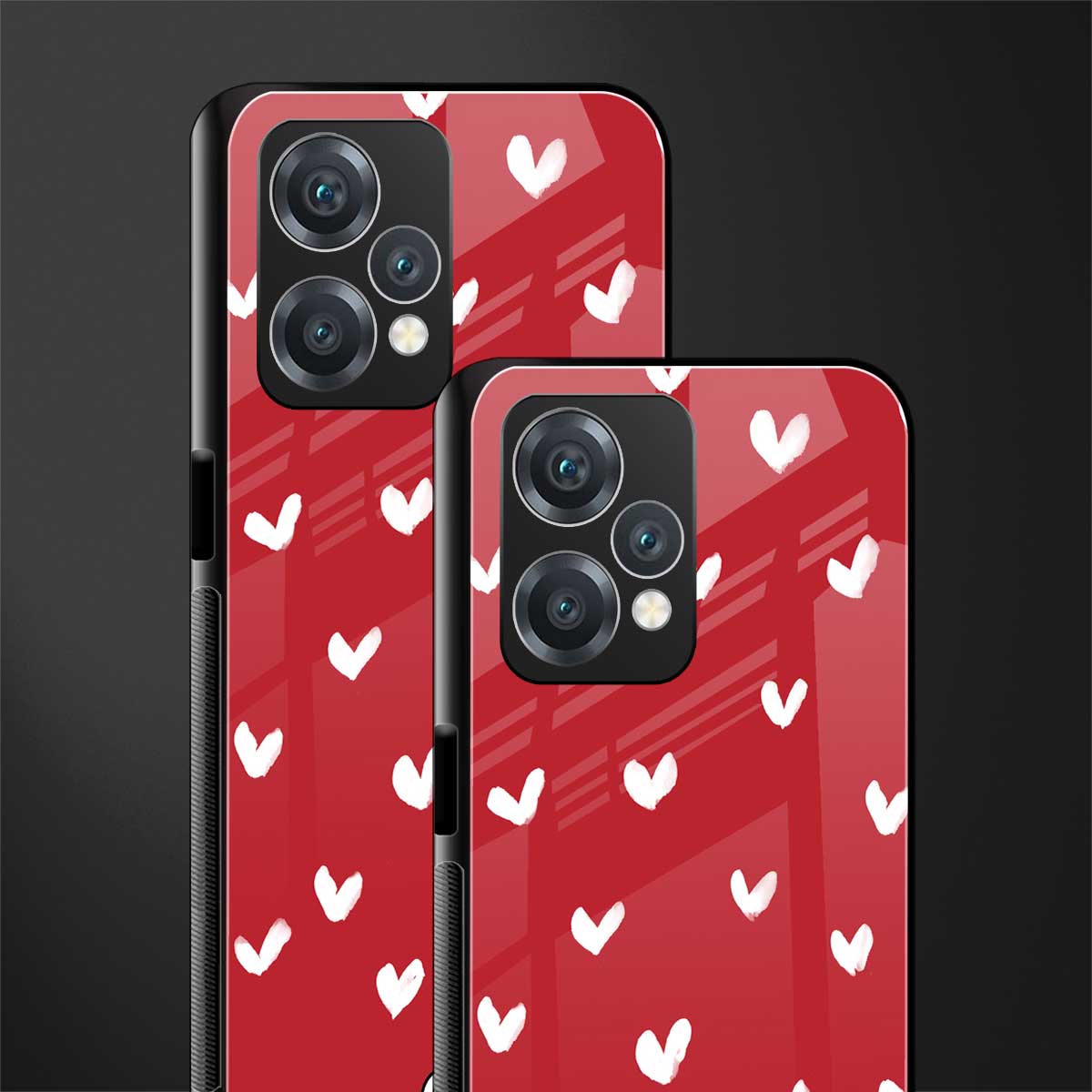 love is love red edition back phone cover | glass case for oneplus nord ce 2 lite 5g