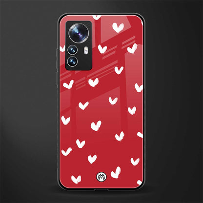 love is love red edition back phone cover | glass case for xiaomi 12 pro