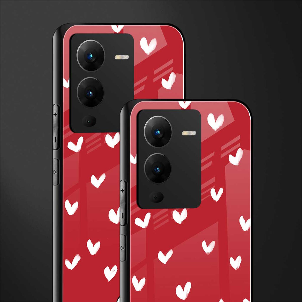 love is love red edition back phone cover | glass case for vivo v25 pro 5g