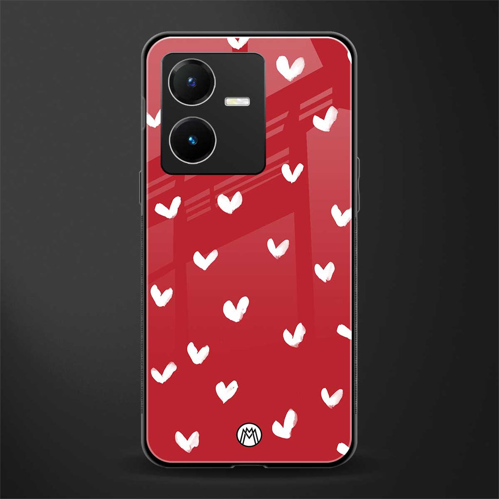 love is love red edition back phone cover | glass case for vivo y22