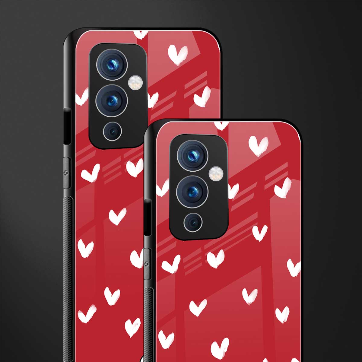 love is love red edition back phone cover | glass case for oneplus 9