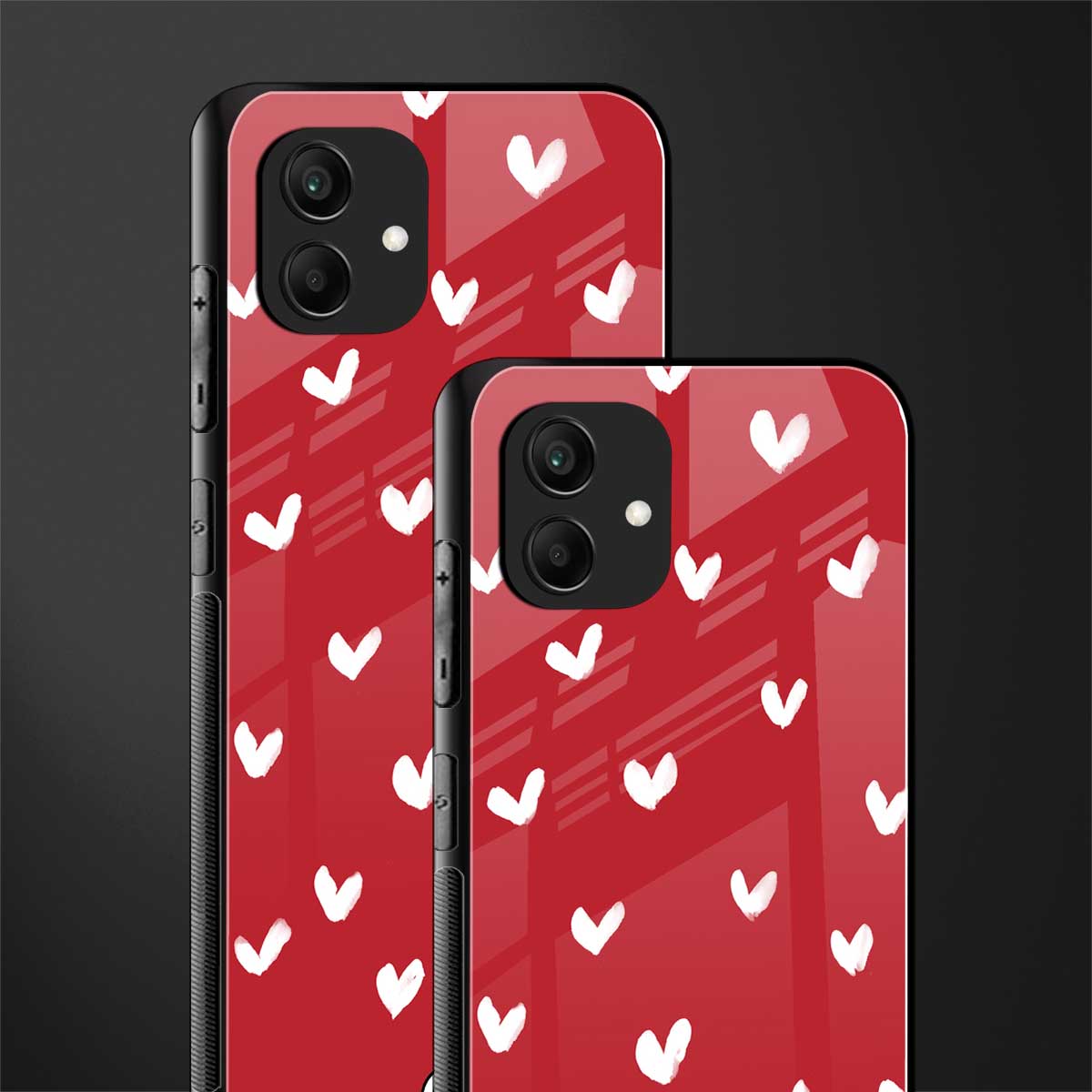 love is love red edition back phone cover | glass case for samsung galaxy a04