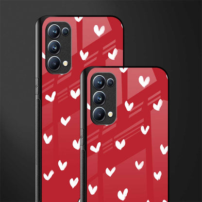 love is love red edition back phone cover | glass case for oppo reno 5