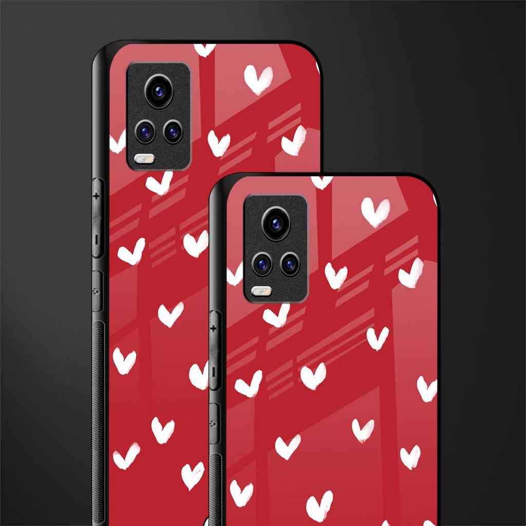 love is love red edition back phone cover | glass case for vivo v21e 4g