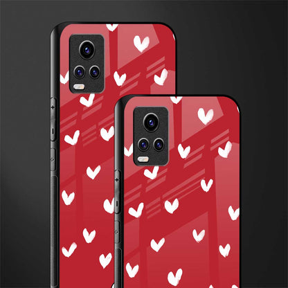 love is love red edition back phone cover | glass case for vivo v21e 4g