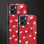 love is love red edition back phone cover | glass case for vivo y72