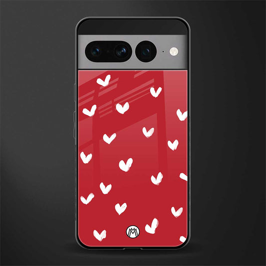 love is love red edition back phone cover | glass case for google pixel 7 pro