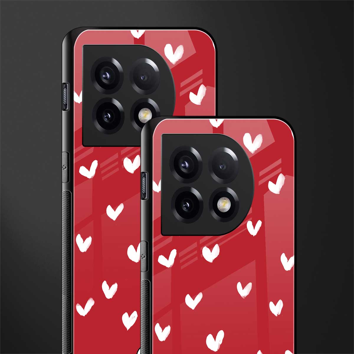 love is love red edition back phone cover | glass case for oneplus 11