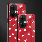 love is love red edition back phone cover | glass case for oneplus nord ce 3 lite