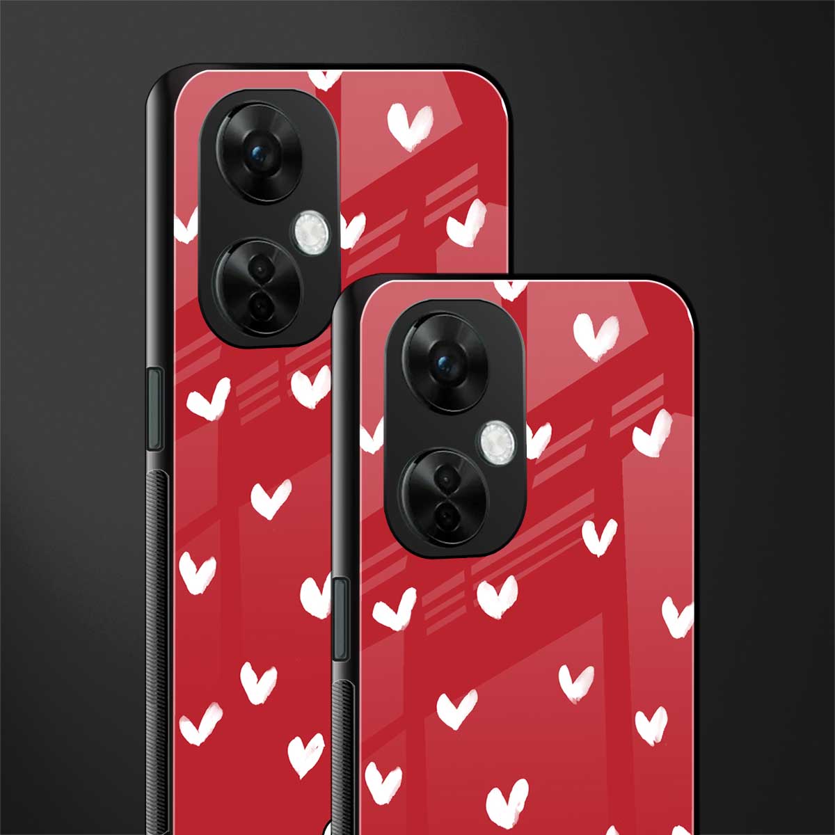 love is love red edition back phone cover | glass case for oneplus nord ce 3 lite