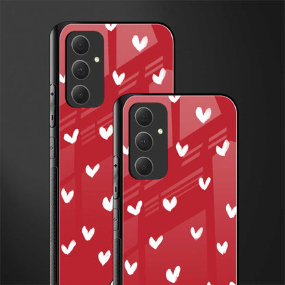 love is love red edition back phone cover | glass case for samsung galaxy a54 5g