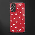 love is love red edition back phone cover | glass case for samsung galaxy a54 5g