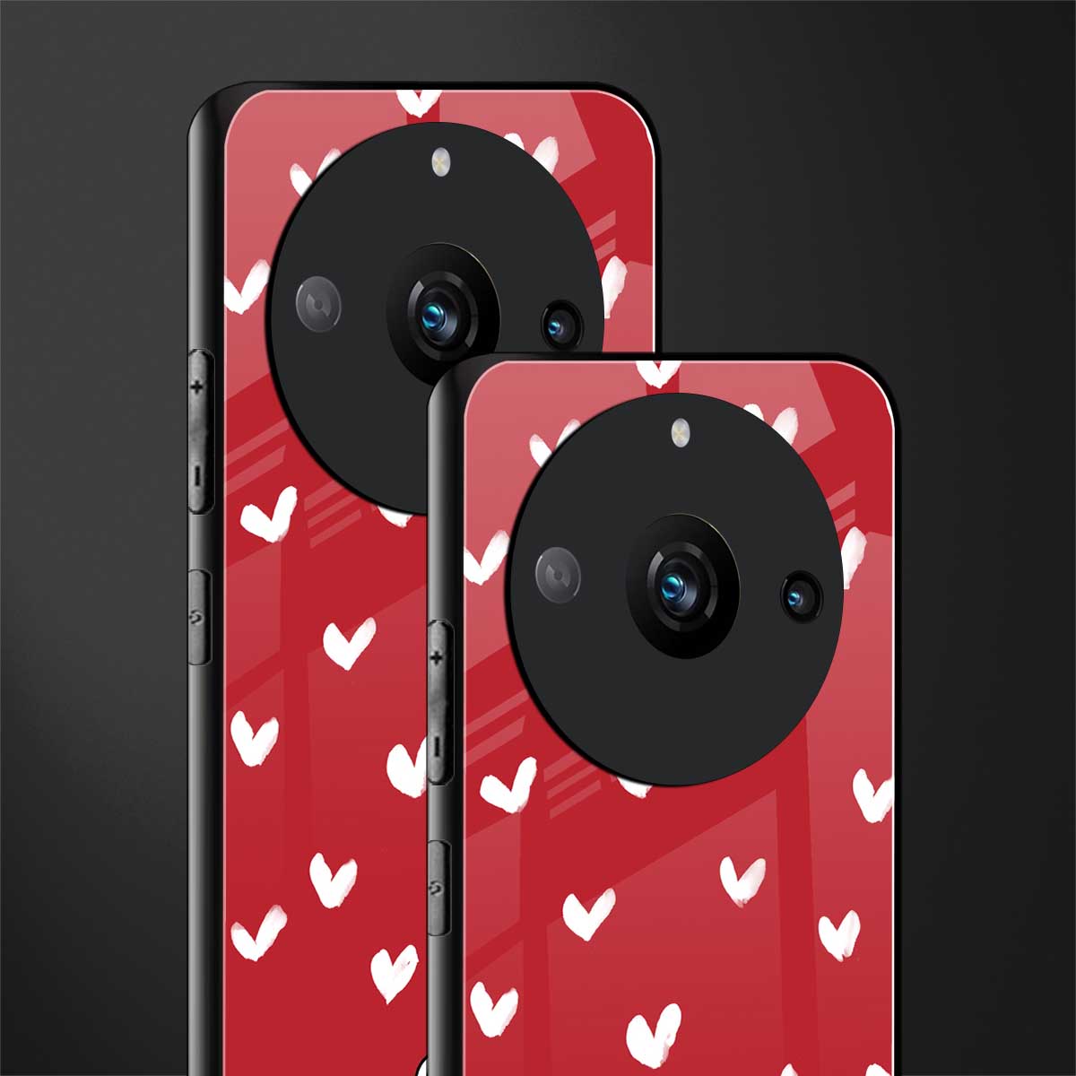 love is love red edition back phone cover | glass case for realme 11 pro 5g
