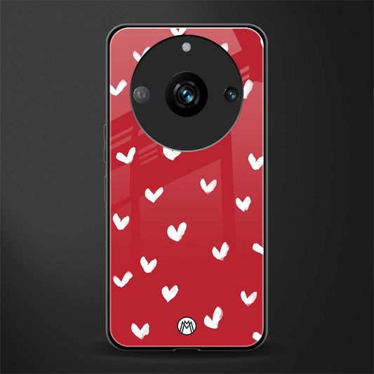 love is love red edition back phone cover | glass case for realme 11 pro 5g