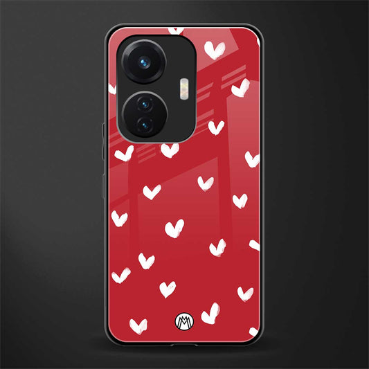 love is love red edition back phone cover | glass case for vivo t1 44w 4g