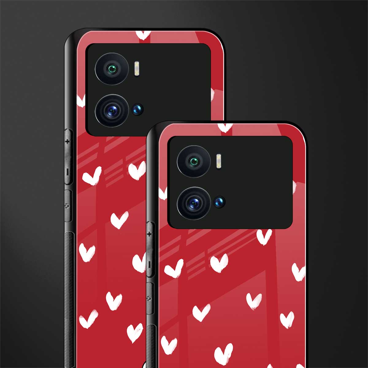 love is love red edition back phone cover | glass case for iQOO 9 Pro
