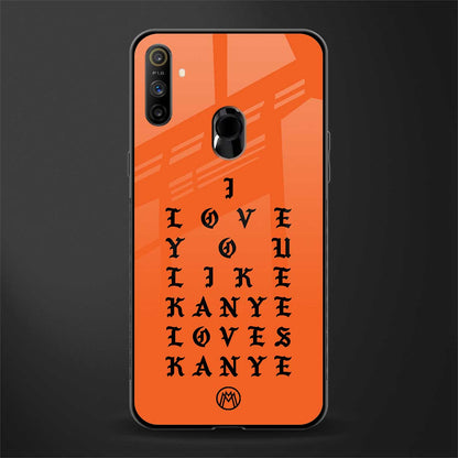 love like kanye glass case for realme narzo 20a image