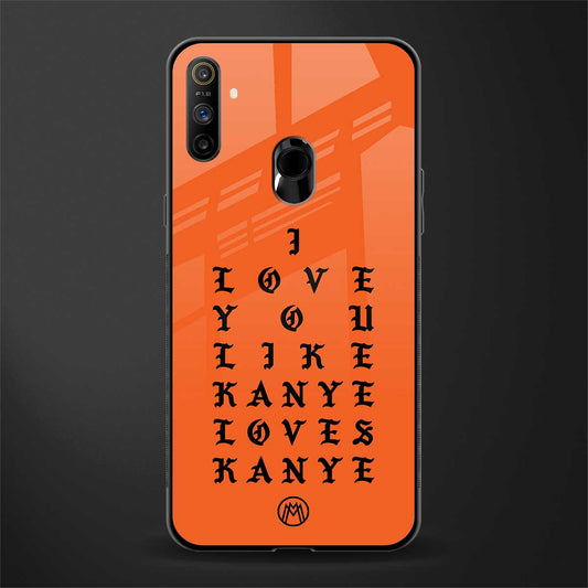 love like kanye glass case for realme narzo 20a image