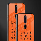 love like kanye glass case for oppo f11 pro image-2