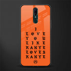 love like kanye glass case for oppo a9 image