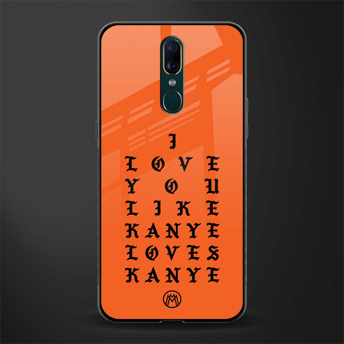 love like kanye glass case for oppo a9 image