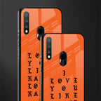 love like kanye glass case for vivo u20 image-2