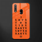 love like kanye glass case for vivo u20 image