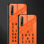 love like kanye glass case for vivo z1x image-2